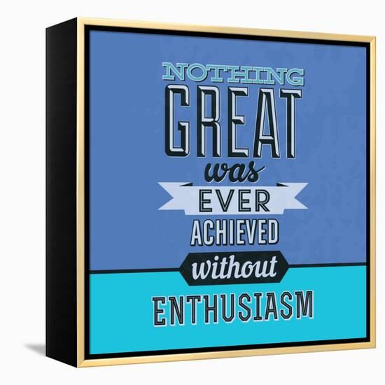 Enthusiasm 1-Lorand Okos-Framed Stretched Canvas