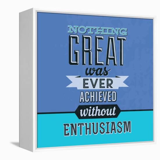 Enthusiasm 1-Lorand Okos-Framed Stretched Canvas