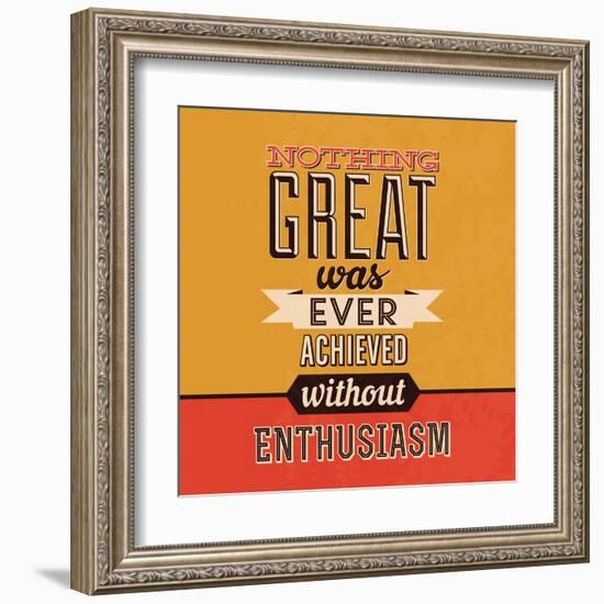 Enthusiasm-Lorand Okos-Framed Art Print