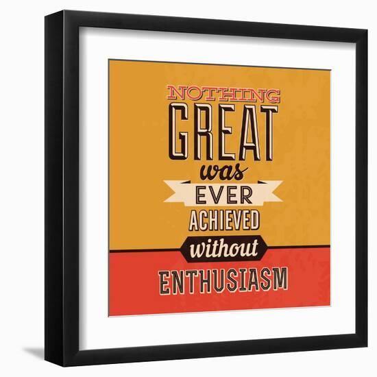 Enthusiasm-Lorand Okos-Framed Art Print