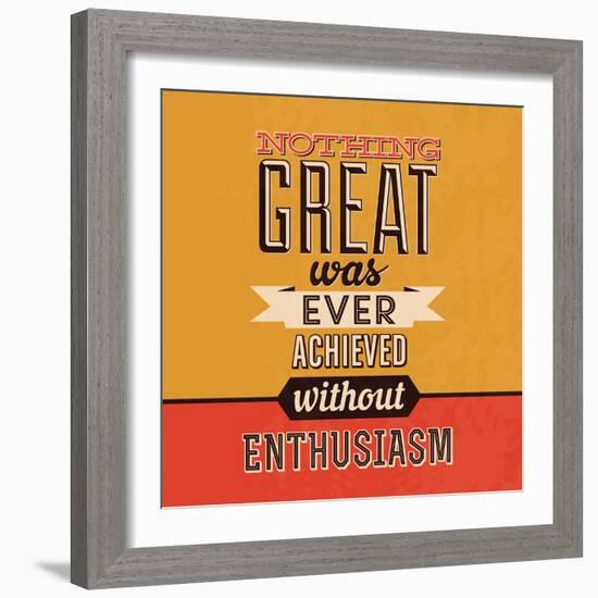 Enthusiasm-Lorand Okos-Framed Art Print