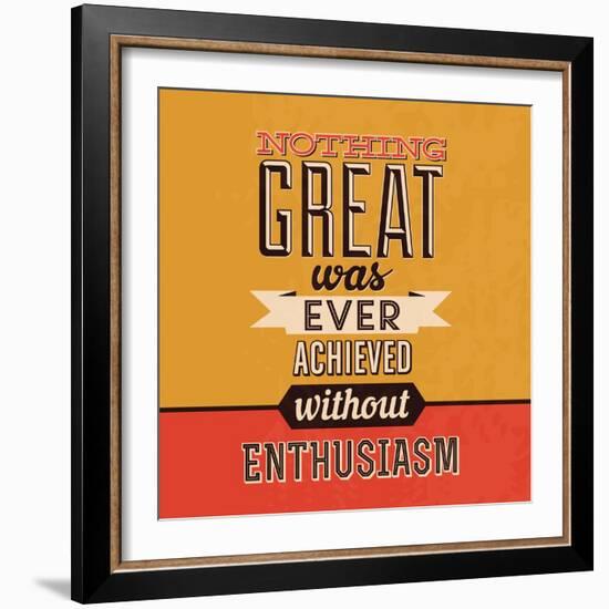 Enthusiasm-Lorand Okos-Framed Art Print