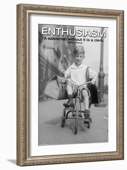 Enthusiasm-Wilbur Pierce-Framed Art Print