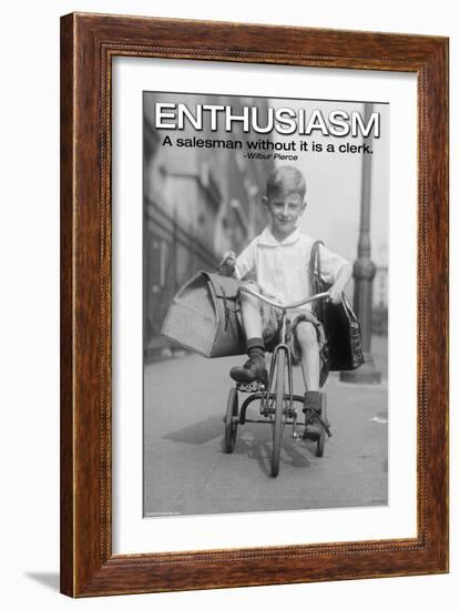 Enthusiasm-Wilbur Pierce-Framed Art Print