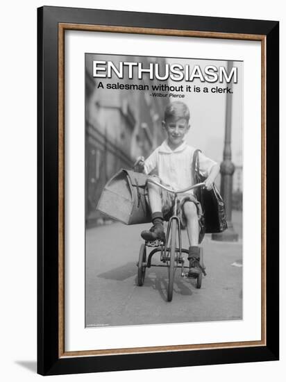 Enthusiasm-Wilbur Pierce-Framed Art Print
