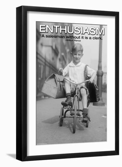 Enthusiasm-Wilbur Pierce-Framed Art Print