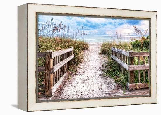 Enticing Entry-Mary Lou Johnson-Framed Stretched Canvas