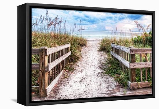 Enticing Entry-Mary Lou Johnson-Framed Stretched Canvas