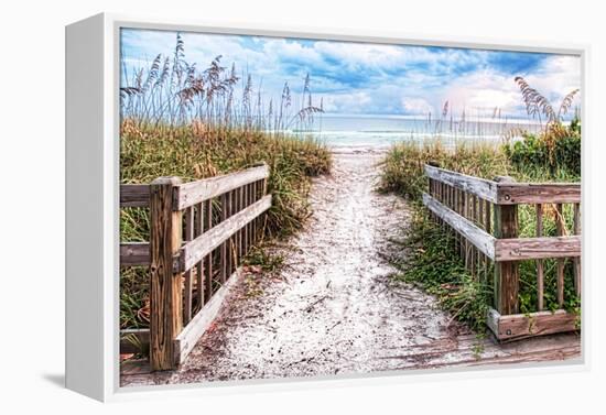 Enticing Entry-Mary Lou Johnson-Framed Stretched Canvas