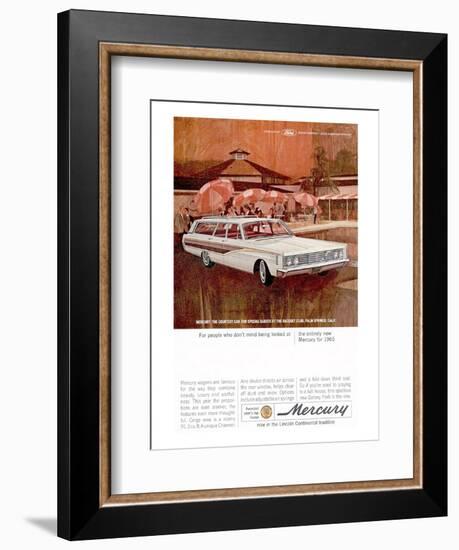 Entirely New Mercury for 1965-null-Framed Art Print