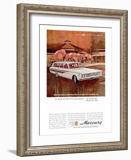 Entirely New Mercury for 1965-null-Framed Art Print