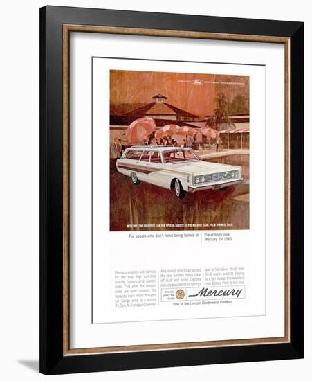 Entirely New Mercury for 1965-null-Framed Art Print