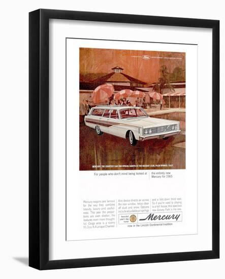 Entirely New Mercury for 1965-null-Framed Art Print