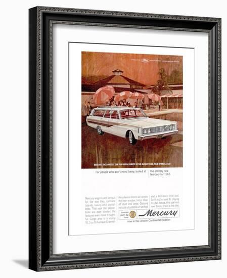 Entirely New Mercury for 1965-null-Framed Art Print