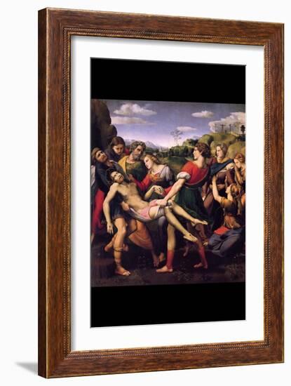 Entombment of Christ-Raphael-Framed Art Print