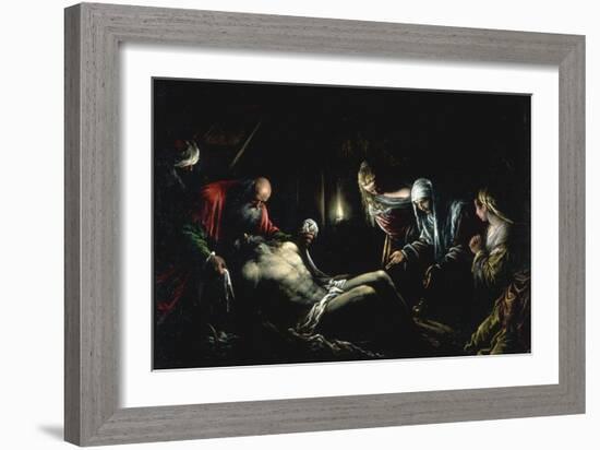 Entombment of Christ-Jacopo Bassano-Framed Giclee Print