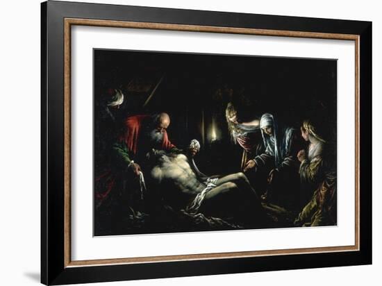 Entombment of Christ-Jacopo Bassano-Framed Giclee Print