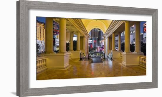 Entrance Bellagio Hotel, South Las Vegas Boulevard, Las Vegas, Nevada, Usa-Rainer Mirau-Framed Photographic Print