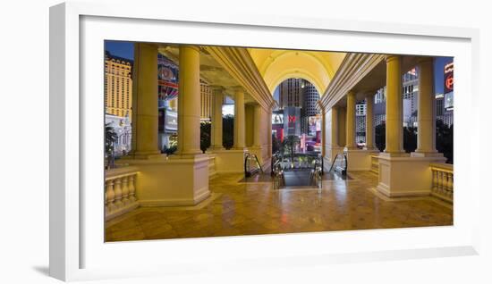 Entrance Bellagio Hotel, South Las Vegas Boulevard, Las Vegas, Nevada, Usa-Rainer Mirau-Framed Photographic Print