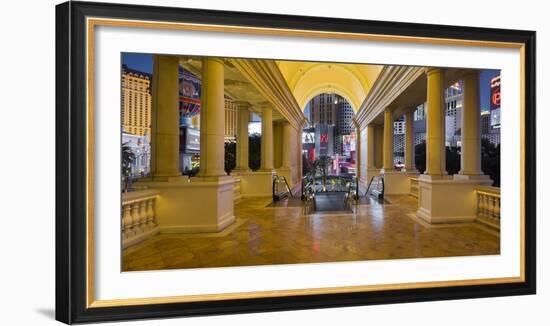 Entrance Bellagio Hotel, South Las Vegas Boulevard, Las Vegas, Nevada, Usa-Rainer Mirau-Framed Photographic Print