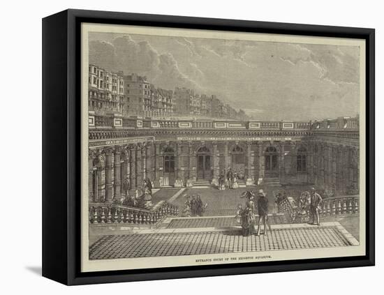 Entrance Court of the Brighton Aquarium-null-Framed Premier Image Canvas