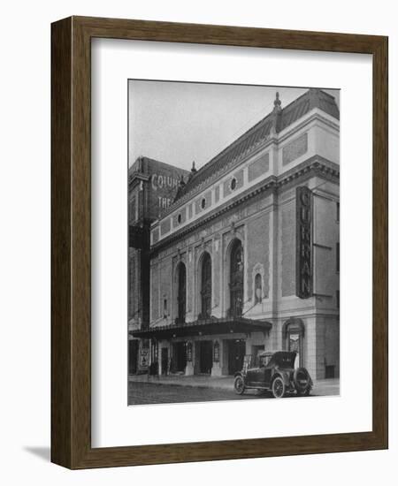 Entrance facade, the Curran Theatre, San Francisco, California, 1925-null-Framed Photographic Print