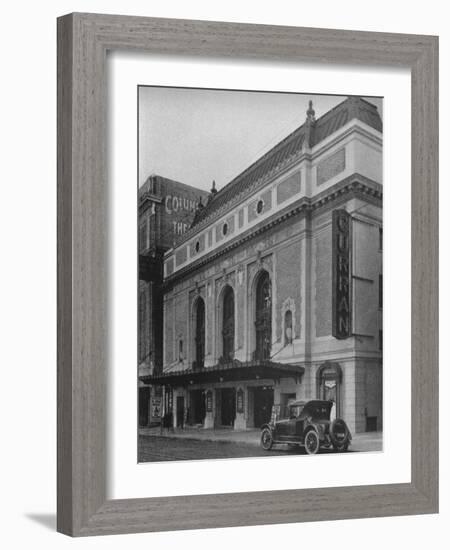 Entrance facade, the Curran Theatre, San Francisco, California, 1925-null-Framed Photographic Print