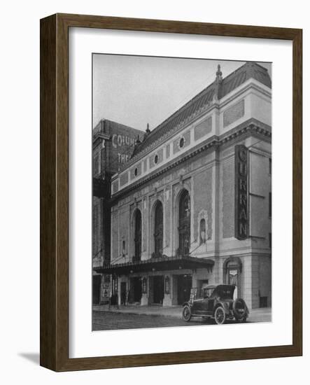 Entrance facade, the Curran Theatre, San Francisco, California, 1925-null-Framed Photographic Print