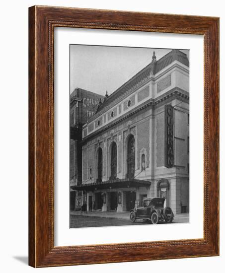 Entrance facade, the Curran Theatre, San Francisco, California, 1925-null-Framed Photographic Print