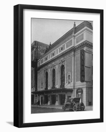 Entrance facade, the Curran Theatre, San Francisco, California, 1925-null-Framed Photographic Print