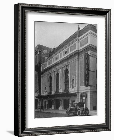 Entrance facade, the Curran Theatre, San Francisco, California, 1925-null-Framed Photographic Print