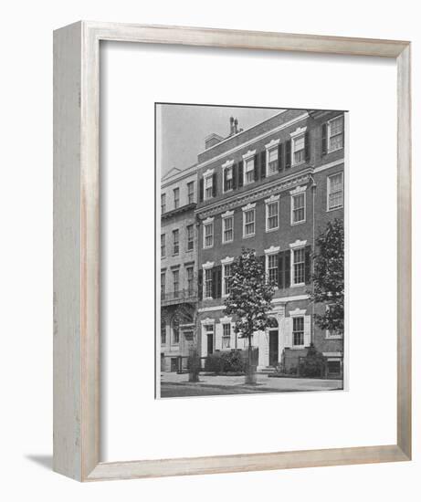 Entrance front, house of Miss Anne Morgan, Sutton Place, New York City, 1924-Unknown-Framed Photographic Print