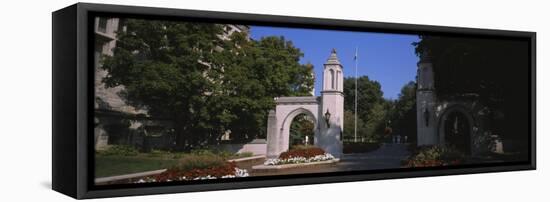 Entrance Gate of a University, Sample Gates, Indiana University, Bloomington, Indiana, USA-null-Framed Premier Image Canvas