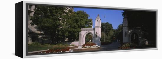 Entrance Gate of a University, Sample Gates, Indiana University, Bloomington, Indiana, USA-null-Framed Premier Image Canvas