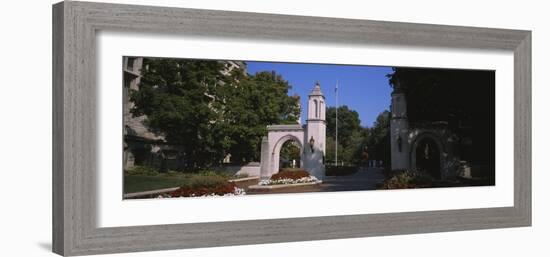 Entrance Gate of a University, Sample Gates, Indiana University, Bloomington, Indiana, USA-null-Framed Photographic Print