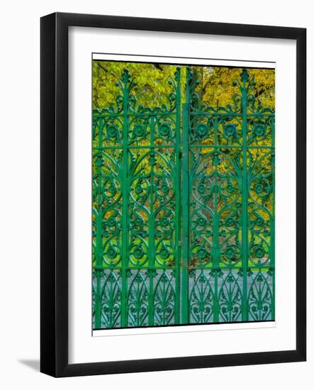 Entrance Gate to Crown Hill National Cemetery, Indianapolis, Indiana-Rona Schwarz-Framed Photographic Print