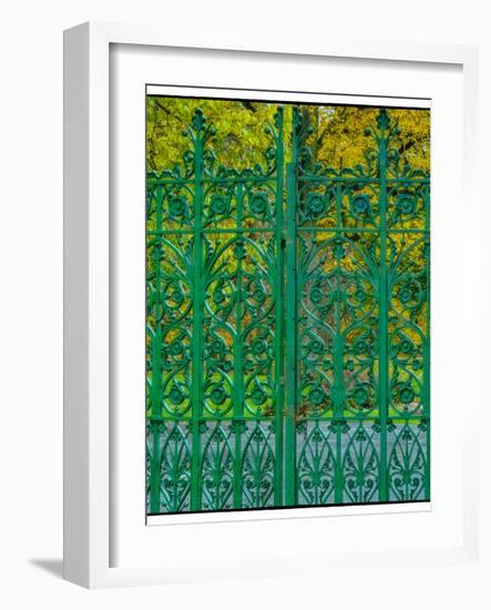 Entrance Gate to Crown Hill National Cemetery, Indianapolis, Indiana-Rona Schwarz-Framed Photographic Print