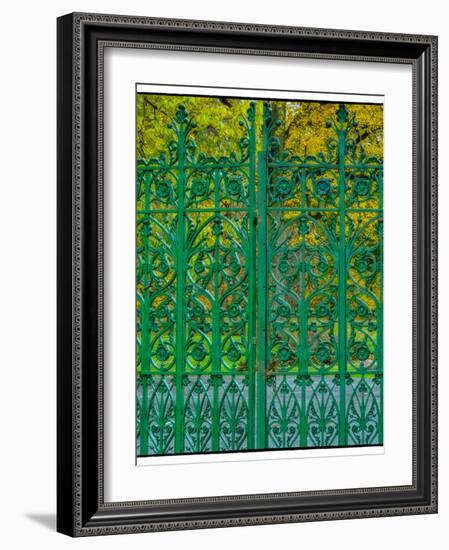 Entrance Gate to Crown Hill National Cemetery, Indianapolis, Indiana-Rona Schwarz-Framed Photographic Print