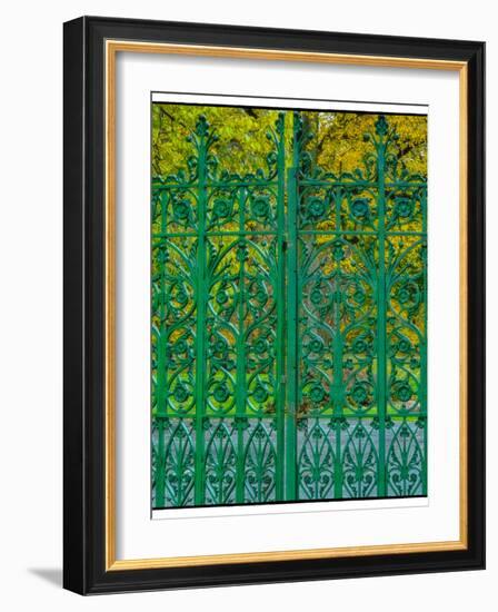 Entrance Gate to Crown Hill National Cemetery, Indianapolis, Indiana-Rona Schwarz-Framed Photographic Print