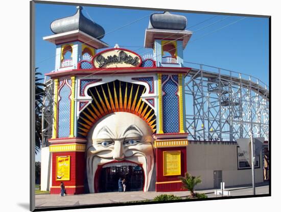 Entrance Gate to Luna Park, Melbourne, Victoria, Australia-David Wall-Mounted Photographic Print