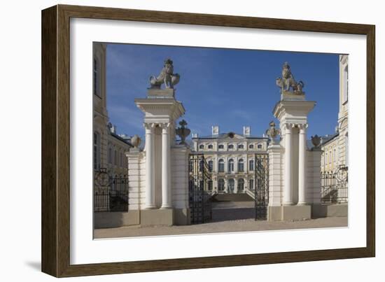 Entrance Gate to Rundale Palace (1736-1768)-null-Framed Photographic Print