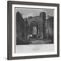'Entrance Gateway - Hexham Abbey, Northumberland', 1814-John Greig-Framed Giclee Print