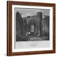 'Entrance Gateway - Hexham Abbey, Northumberland', 1814-John Greig-Framed Giclee Print