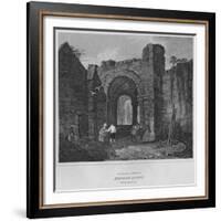 'Entrance Gateway - Hexham Abbey, Northumberland', 1814-John Greig-Framed Giclee Print