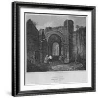 'Entrance Gateway - Hexham Abbey, Northumberland', 1814-John Greig-Framed Giclee Print