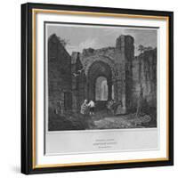 'Entrance Gateway - Hexham Abbey, Northumberland', 1814-John Greig-Framed Giclee Print