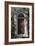 Entrance into a House with Grand Door with Window Lights, Surrounded by Vegetation-Natalie Tepper-Framed Photo