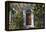 Entrance into a House with Grand Door with Window Lights, Surrounded by Vegetation-Natalie Tepper-Framed Stretched Canvas