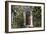 Entrance into a House with Grand Door with Window Lights, Surrounded by Vegetation-Natalie Tepper-Framed Photo