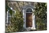 Entrance into a House with Grand Door with Window Lights, Surrounded by Vegetation-Natalie Tepper-Mounted Photo